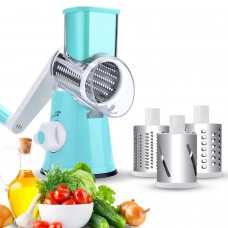 Овощерезка измельчитель Kitchen Master Tabletop Drum Grater голубая (205)