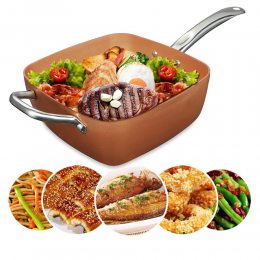 Сковорода универсальная Copper Cook Deep Square Pan