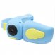 Детский фотоаппарат - видеокамера Kids Camera птичка Голубой (B)