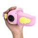 Дитячий фотоапарат - відеокамера Kids Camera пташка Рожевий