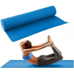 Килимок для йоги, спорта та фітнесу Power System Fitness Yoga Синій