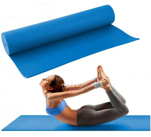 Килимок для йоги та фітнесу Power System Fitness Yoga Синій