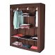 Складна каркасна тканинна текстильна шафа на 3 секції Storage Wardrobe 88130 Коричневий (N-14)