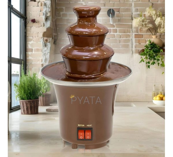 Шоколадний фонтан міні Фондю Mini Chocolate Fondue Fountain