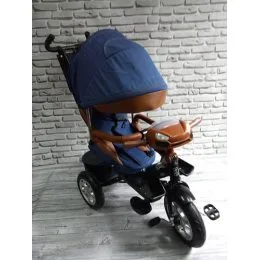 Дитячий триколісний велосипед Best Trike 5099 (СИНІЙ), батьківська ручка і поворотне сидіння