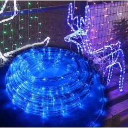 Xmas Rope Light Дюралайт Шланг LED 20 метров СИНИЙ (В)