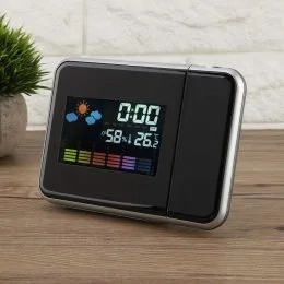 Настільний годинник Метеостанция з проектором часу Kronos 8190