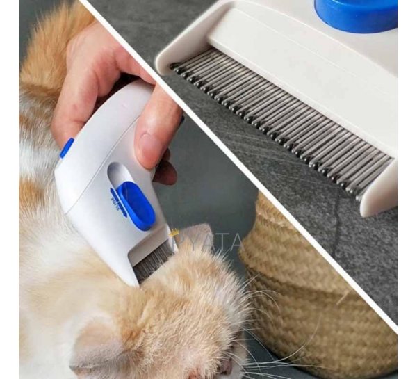 Электрическая расческа для животных Flea Doctor с функцией уничтожения блох