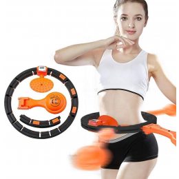 Обруч массажный Хула Хуп для похудения Never Falling Slimming Hula Hoop/НЕ ПАДАЮЩИЙ (В)