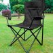 Розкладний стілець для кемпінгу, крісло складане для пікніка Павук до 150 кг в чохлі Чорний