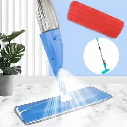 Умная швабра 3 в 1 с распылителем Healthy Spray Mop Deluxe, голубой цвет