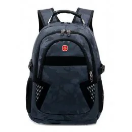 Рюкзак Swissgear 9363 чорний камуфляж