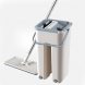 Лентяйка швабра Cleaner с отжимом Spin Mop и ведром 7 л Бежево-серое