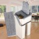 Лентяйка швабра Cleaner с отжимом Spin Mop и ведром 7 л Бежево-серое