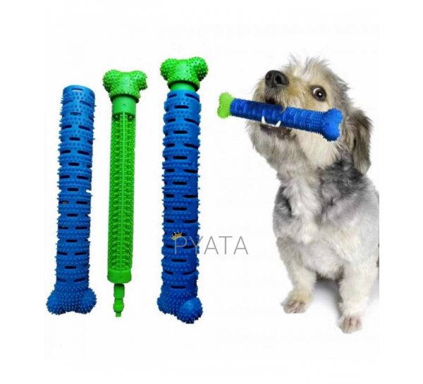 Зубная щетка для собак, самоочищающаяся резиновая собачья кость для зубов, для чистки десен Chewbrush