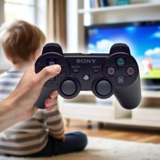 Геймпад беспроводной DualShock PS3 Bluetooth джойстик Черный (206)