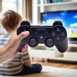 Геймпад бездротовий DualShock PS3 Bluetooth джойстик Чорний (206)