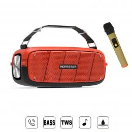 Колонка Bluetooth HOPESTAR RED A20 PRO + мiкрофон 206