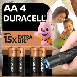 Пальчиковые батарейки Duracell PLUS Alkaline AA (LR06) MN1500 4 шт