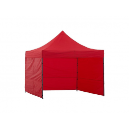 Боковые стенки для садового павильона, торговой палатки, шатра 3х3 (9м), красные