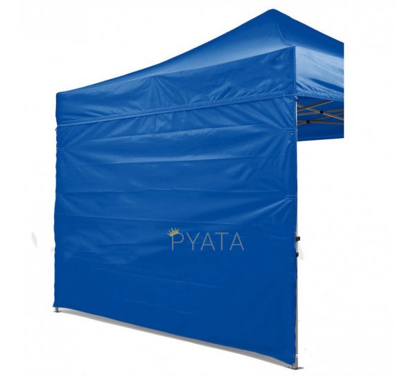 Боковые стенки для садового павильона, торговой палатки, шатра 12м (3 стенки на шатер 3х6 или 4 стенки на шатер 3х3), синие
