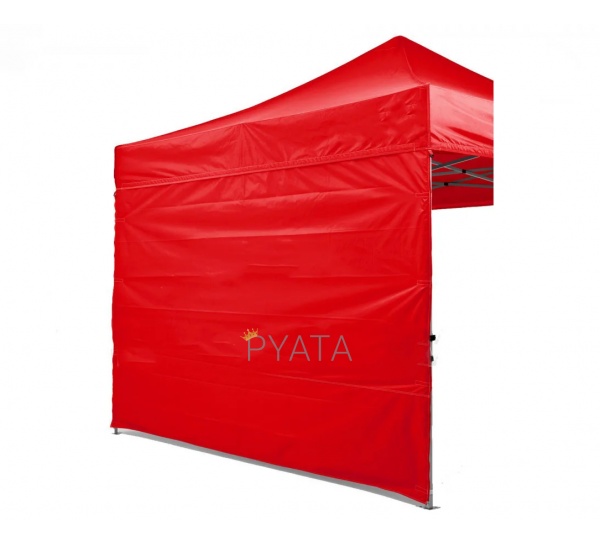 Боковые стенки для садового павильона, торговой палатки, шатра 12м (3 стенки на шатер 3х6 или 4 стенки на шатер 3х3), красные