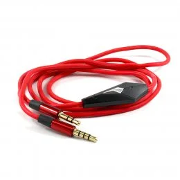 Кабель aux 3.5 jack 1м с микрофоном 206