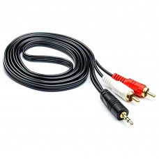 Кабель тюльпан 3.5 jack-2rca-m 3м 206