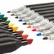 Набор оригинальных двусторонних скетч маркеров фломастеров для рисования Touch 80 штук (HA-228)