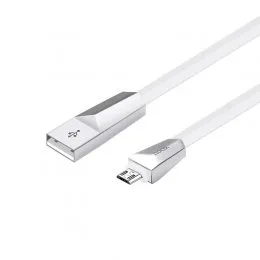 Кабель HOCO X4 Micro 1.2м 2.4A Бiлий