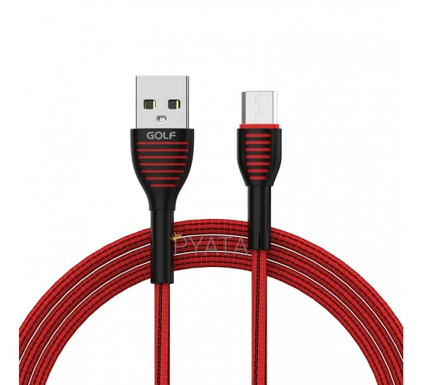 Кабель USB GOLF GC-74 Micro 1м Красный