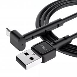 Кабель USB GOLF GC-69 Micro L 1м Черный