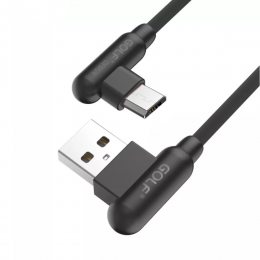 Кабель USB GOLF GC-45 Micro 1м Чорний