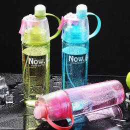 Спортивная велосипедная бутылка для воды с распылителем New.B 600 мл (237)