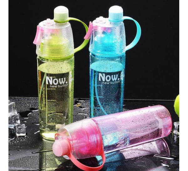 Спортивна велосипедна пляшка для води з розпилювачем New.B 600 мл (237)
