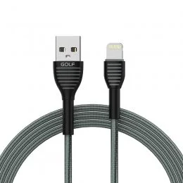 Кабель USB GOLF GC-74 Lightning 1м Cерый