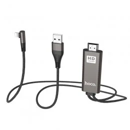 Кабель-перехідник Hoco UA14 USB - Lightning - HDMI, 2 м