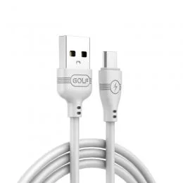 Кабель USB-провод GOLF GC-63M Type-C Белый