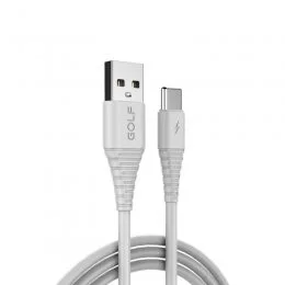 Кабель USB GOLF GC-64  Type-C 1м Бiлий