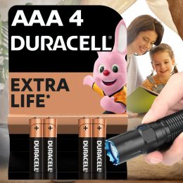 Мізинчикові Батарейки Duracell PLUS Alkaline AAA LR03 MN2400 4 шт