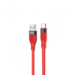 Кабель Hoco U72 Forest Silicone Type-C Cable Красный