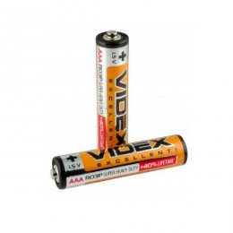 Батарейка Videx AAA 1.5B R03, мизинчиковые (15/30)