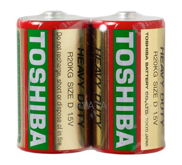 Батарейка Toshiba HEAVY DUTY R20 (15/30)