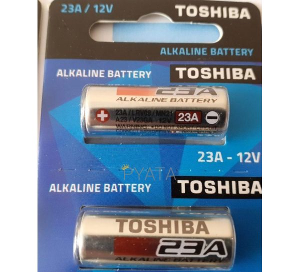Батарейка "Toshiba" 23А для пульта сигналізації на авто (15/30)