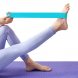 Ленточный эспандер (эластичная лента)  для фитнеса и йоги  104см PS FI-2450 Голубой (S\H#5)