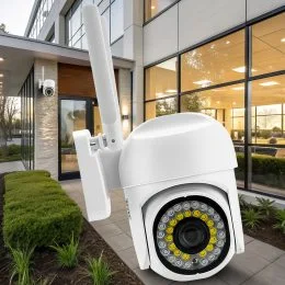Уличная Wi-Fi IP поворотная камера наружного видеонаблюдения IP66 QC2201 (509)