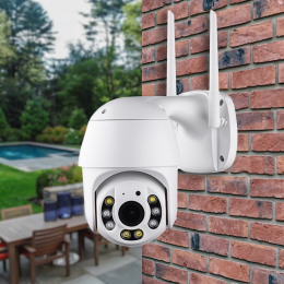 Уличная IP Wi-Fi камера Видеонаблюдения Купольная Поворотная IP66 (219)