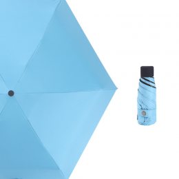 УЦІНКА! Карманний Міні-Зонт у футлярі блакитного кольору