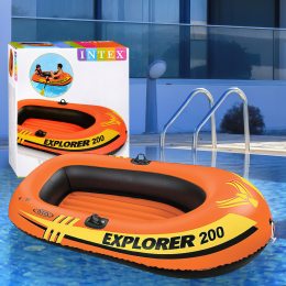 Полуторомісний надувний човен Intex 58330 Explorer 200, 185 х 94 см. 2-х камерна
