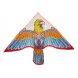 Воздушный змей M 1741 135-67см 3 вида (Попугай, орел, петух), ткань (М+)